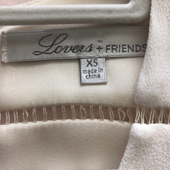 Lovers and friends white romper/skort